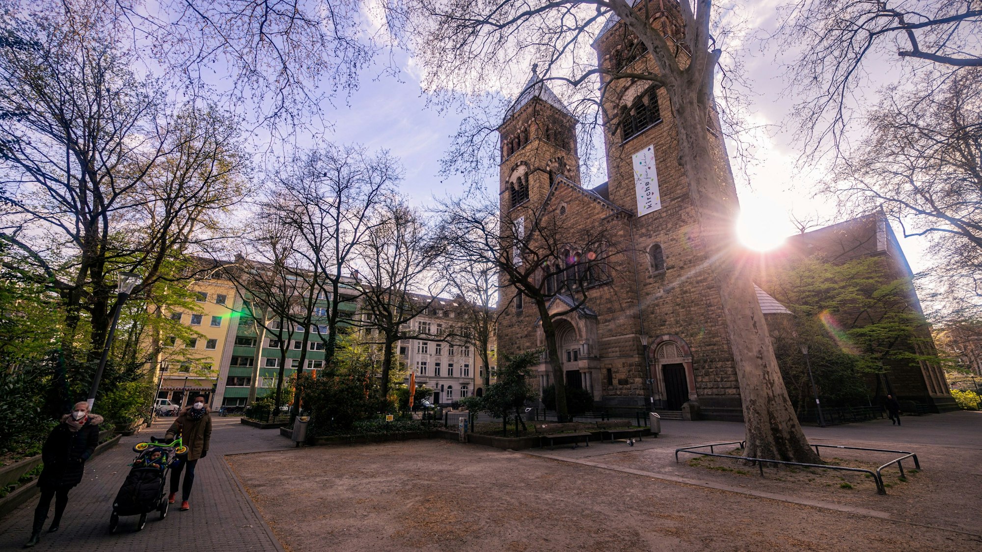 Der Brüsseler Platz im Belgischen Viertel