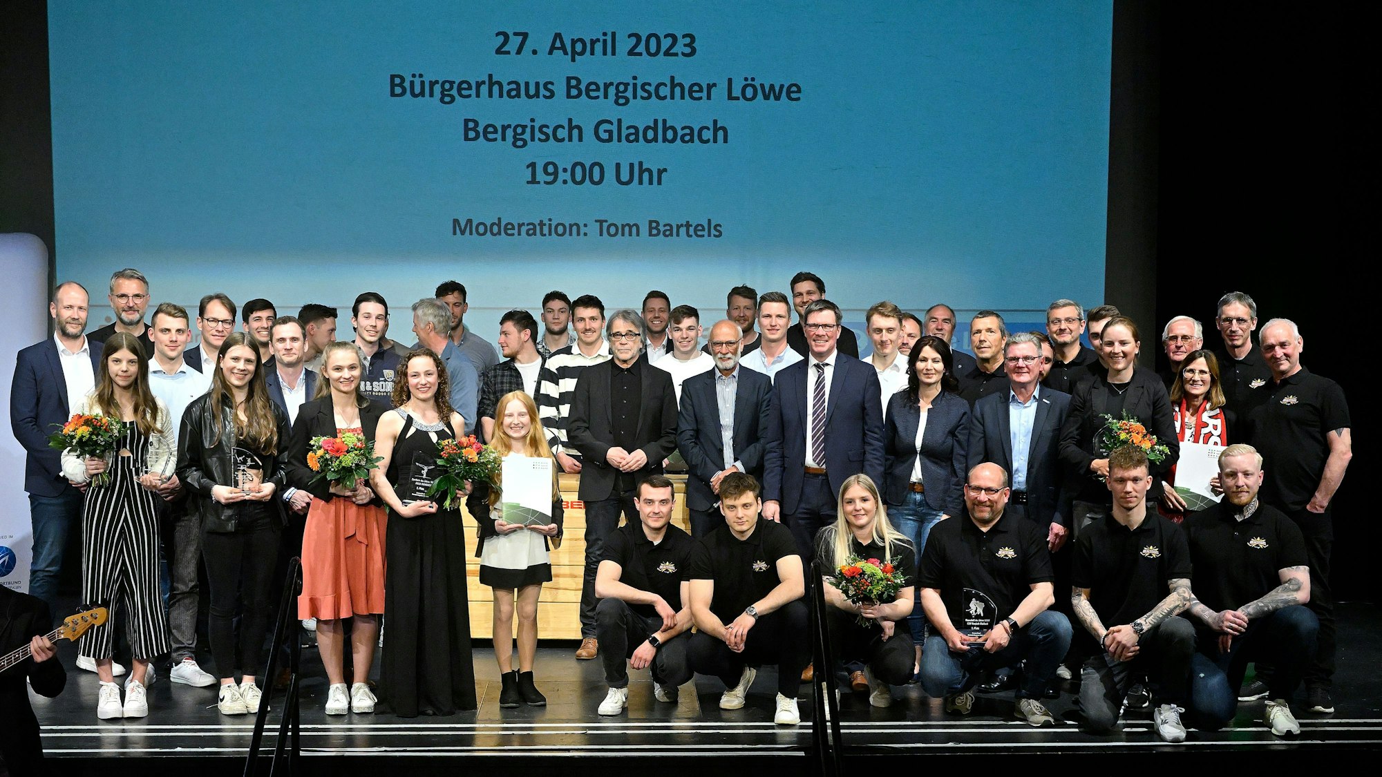 Alle Preisträger der Sportlerwahl in Rhein-Berg 2022.