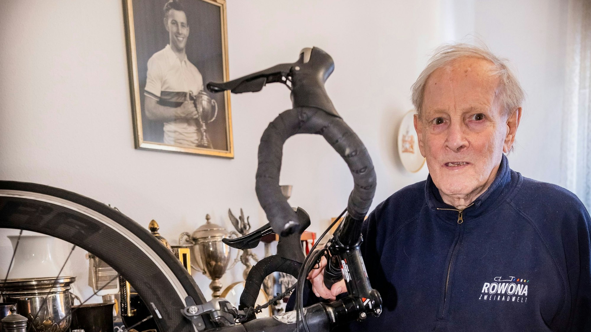 Der Kölner Radsportler Rolf Wolfshohl