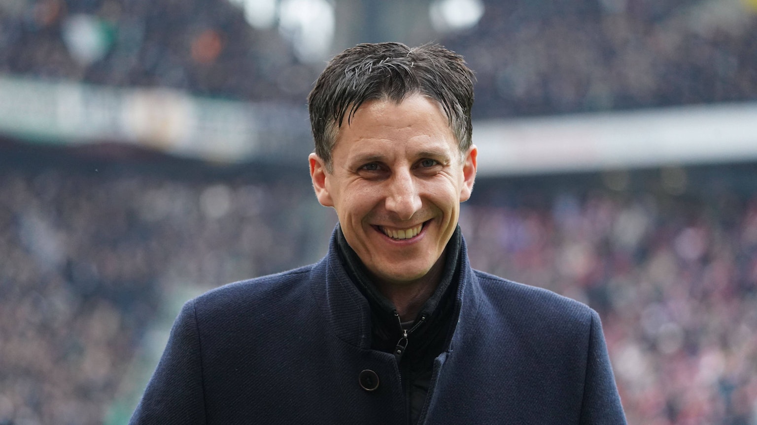 Fussball, 1.BL Saison 2022/20203, 1.FC Köln-Borussia Mönchengladbach 02.04.2023, Rheinenergie Stadion Köln Christian keller, 1.FC Köln, Aktion, Einzelbild,