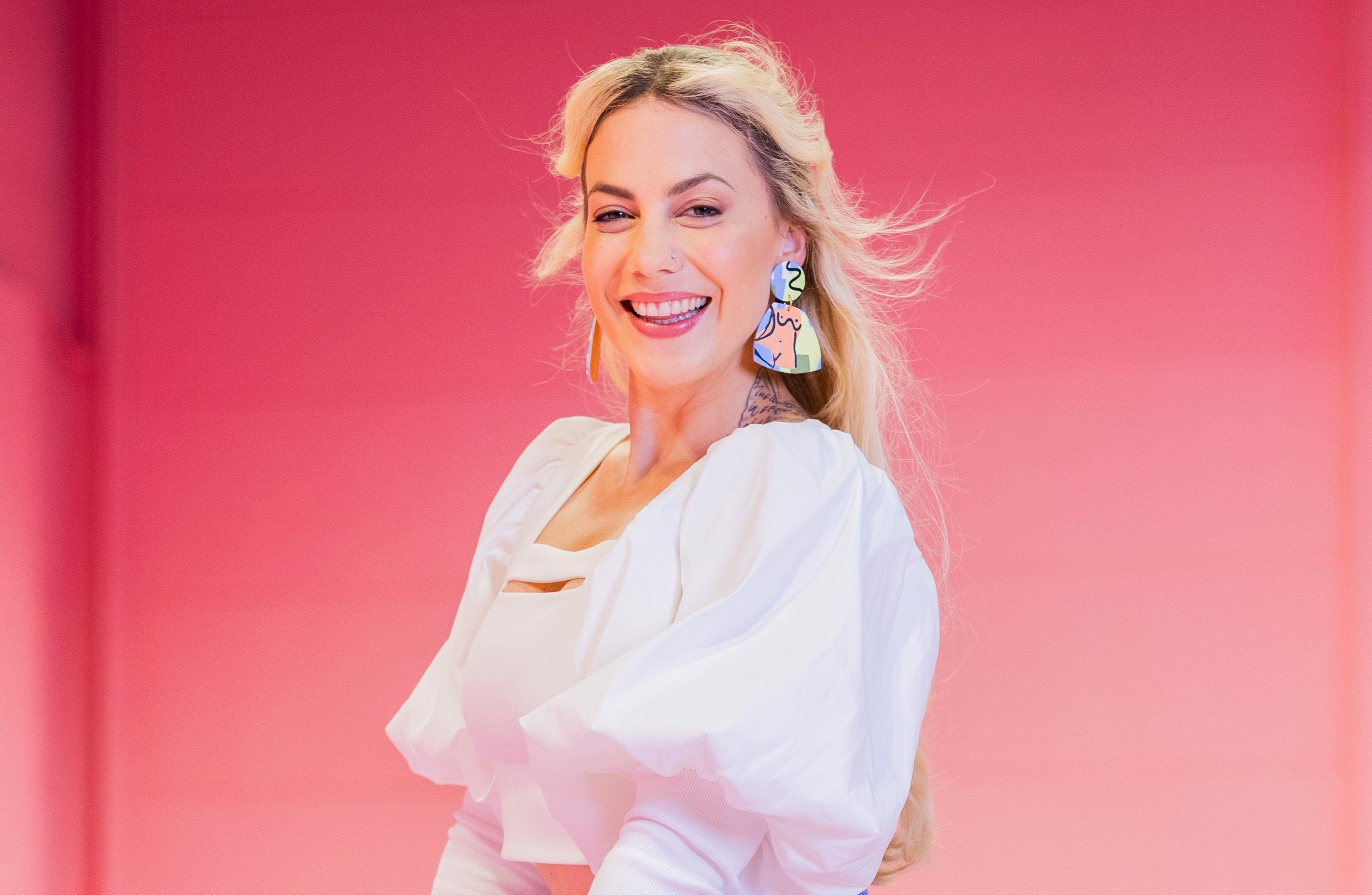 LaFee (bürgerlich: Christina Klein), Sängerin, steht im Supercandy Pop-Up Museum bei einem Fototermin im Vorfeld der Veröffentlichung ihres Comeback-Albums «Zurück in die Zukunft».