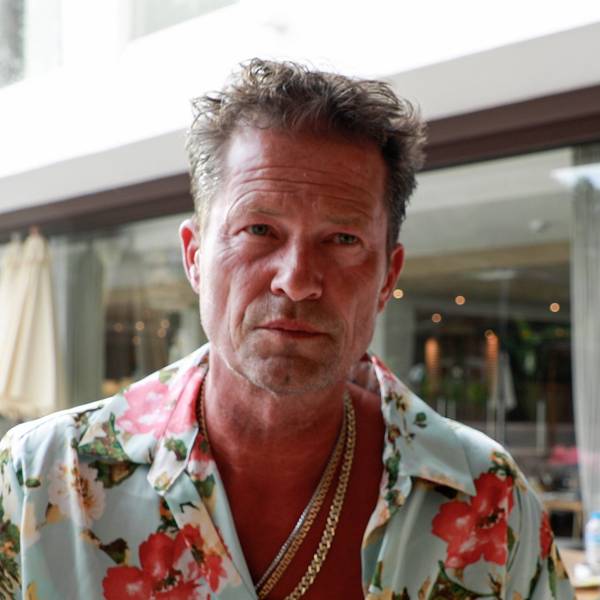 Schauspieler Til Schweiger am Set des Films „Hollywood and crime“.