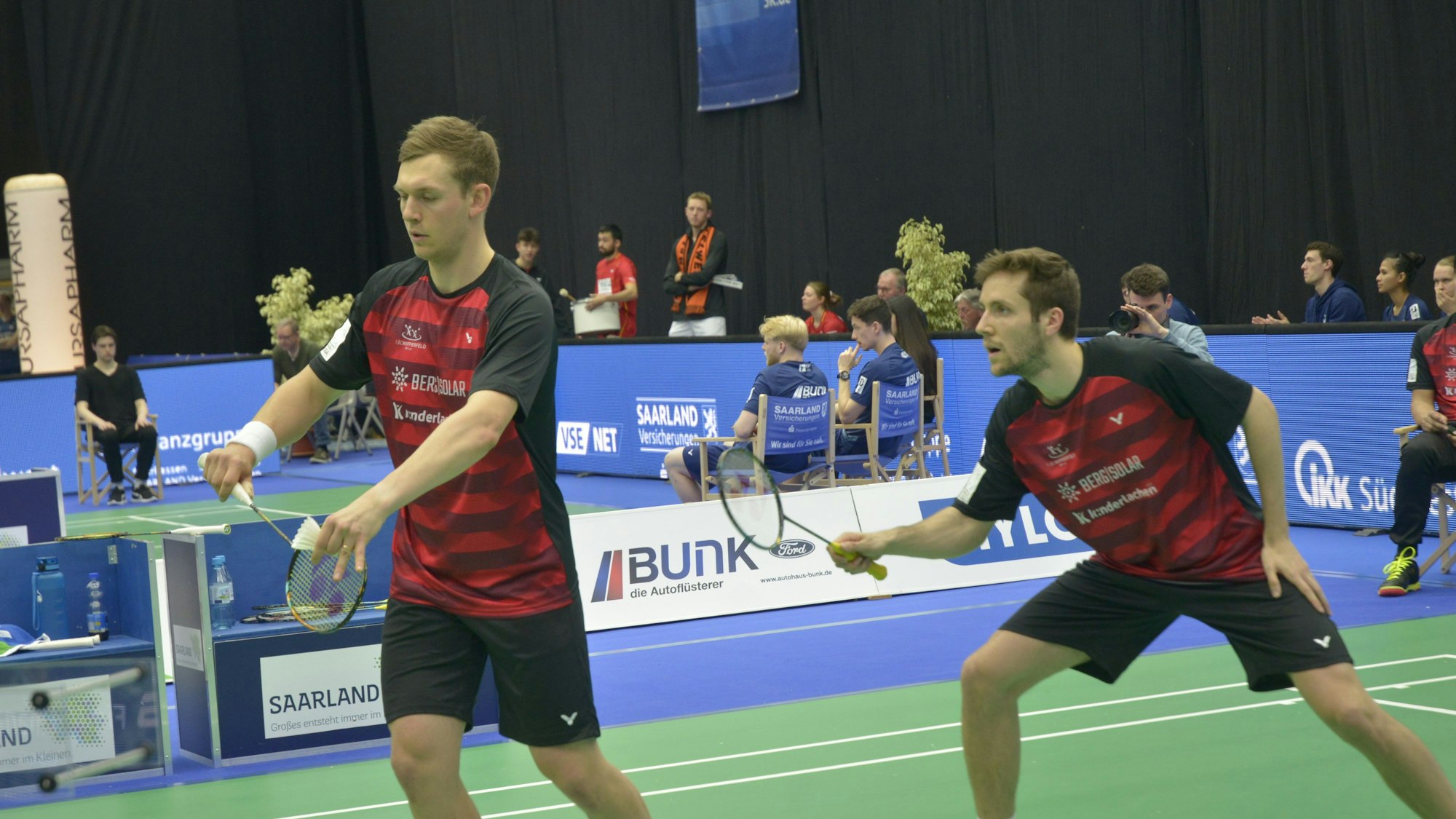 Marvin Seidel und Mark Lamsfuß vom 1. BC Wipperfeld