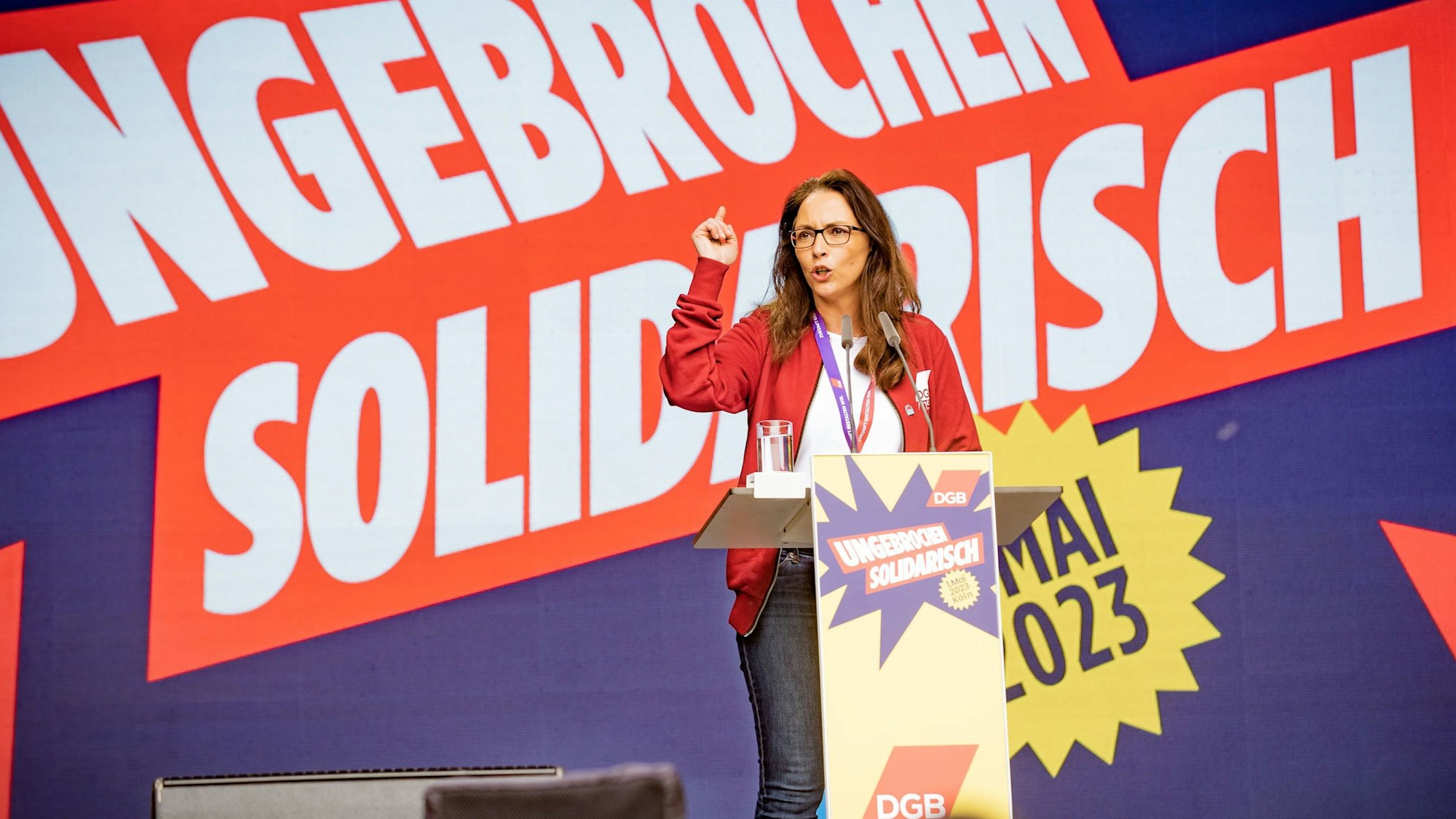 Yasmin Fahimi, Vorsitzende des Deutschen Gewerkschaftsbundes.