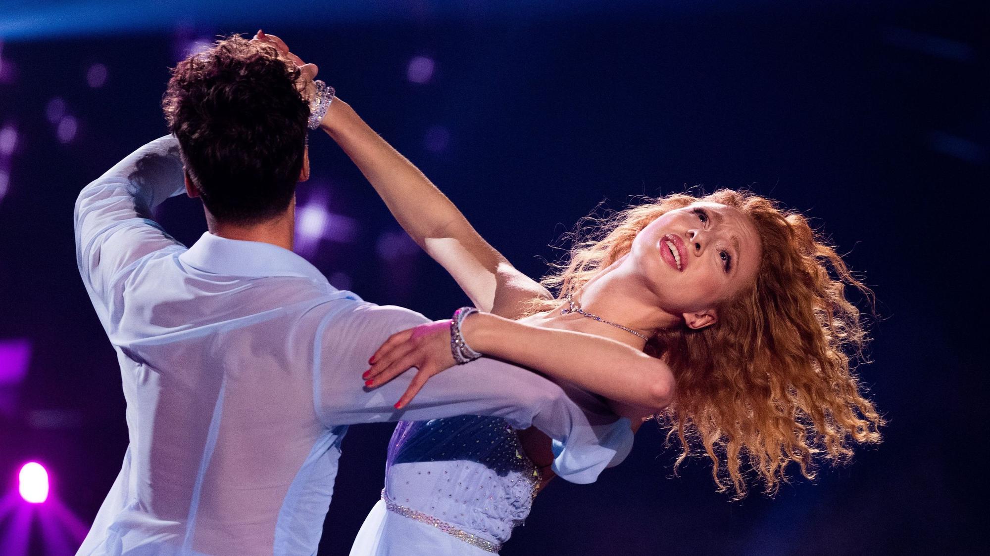 Das Model Anna Ermakova musste erstmals ums Weiterkommen bei „Let's Dance“ zittern.