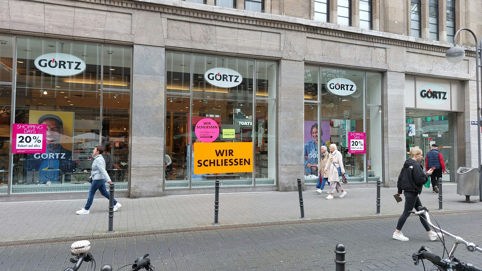 Auch eine Filiale von H&M wurde geschlossen.