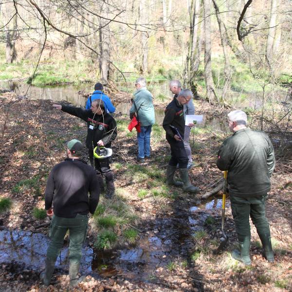 Lions Club Siegburg spendet 5800 Euro für die Wiederherstellung eines Heidemoors im Lohmarer Wald