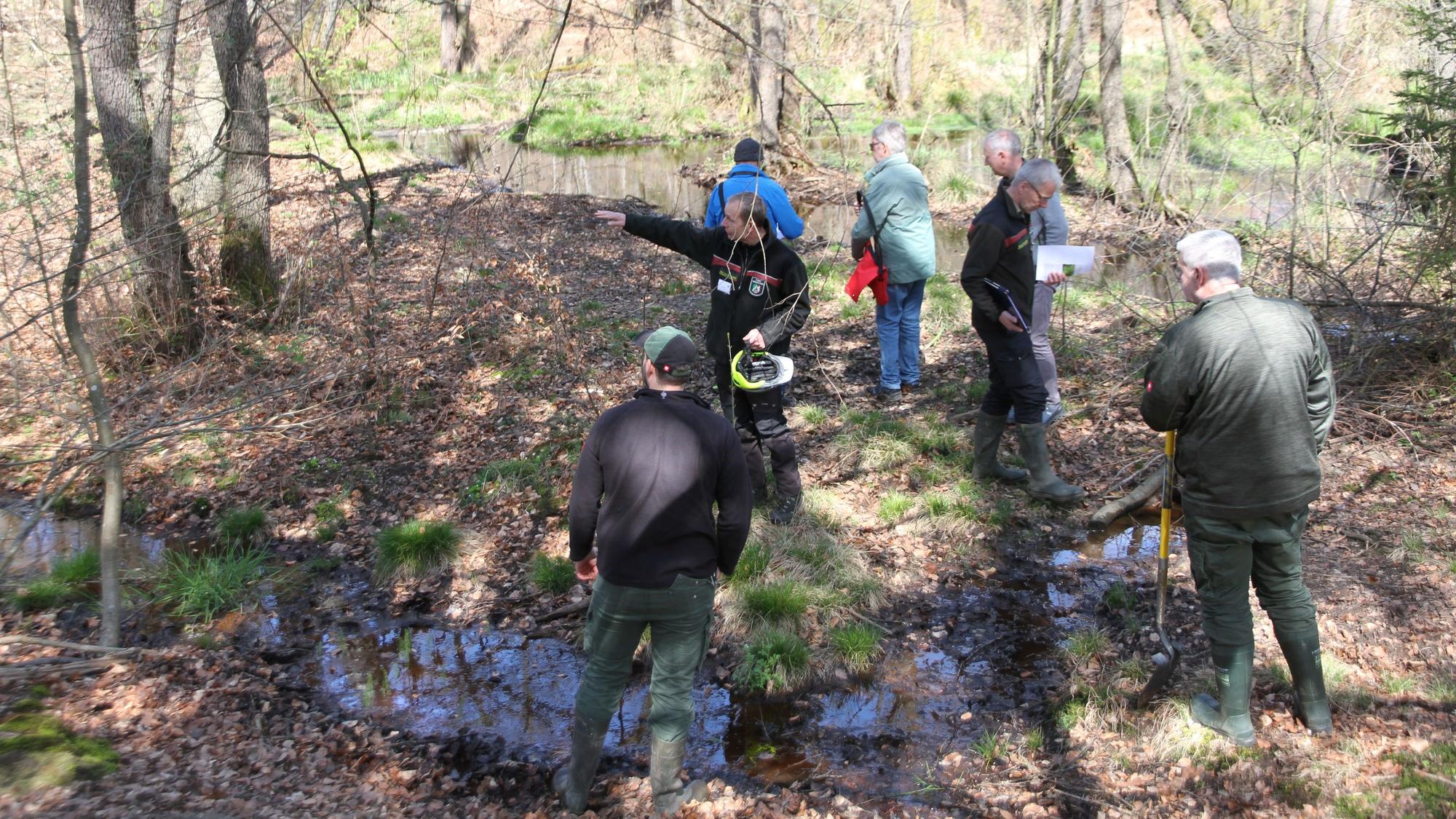 Lions Club Siegburg spendet 5800 Euro für die Wiederherstellung eines Heidemoors im Lohmarer Wald