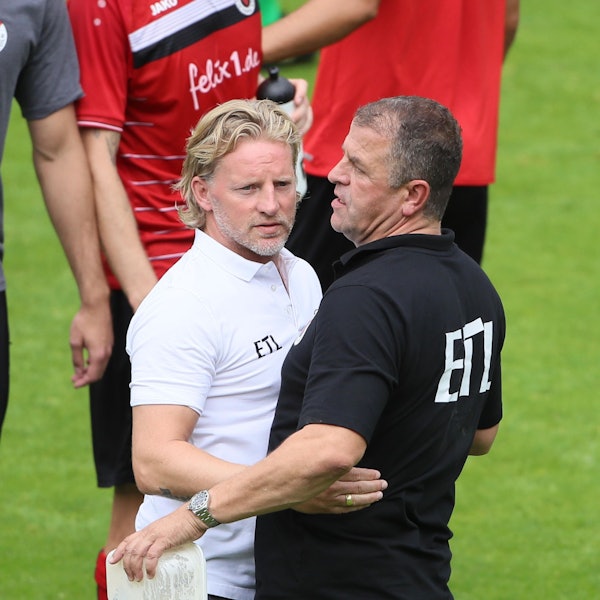 Viktoria Köln vs. SC Verl Regionalliga West  von links: Stephan Küsters, Franz Wunderlich (Viktoria)  29.07.2017 Herbert Bucco