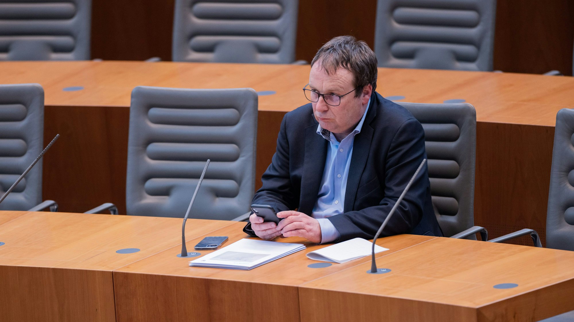 Düsseldorf: Oliver Krischer (Bündnis 90/Die Grünen), Minister für Verkehr von Nordrhein-Westfalen