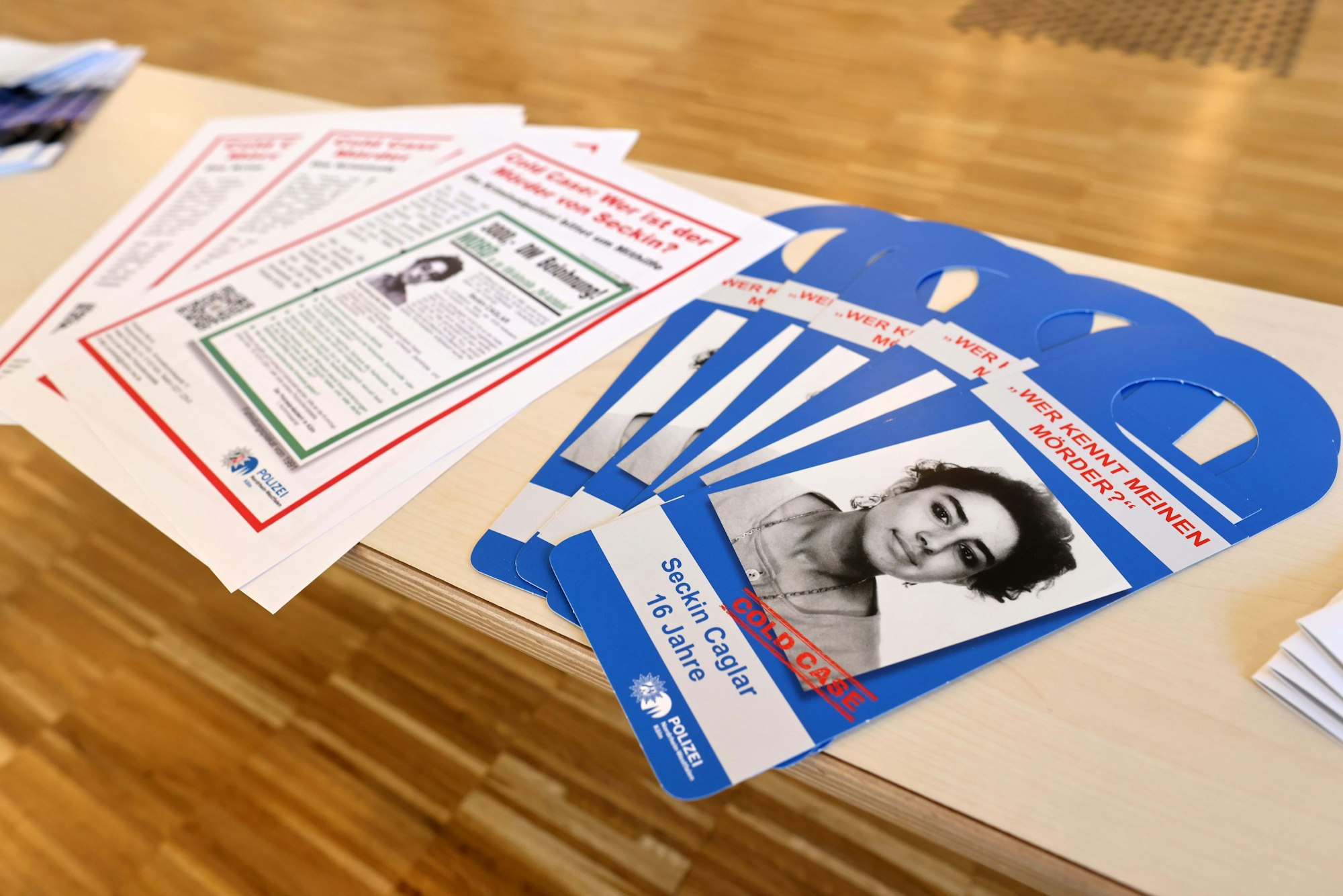 Pressetermin der Polizei im Mordfall Caglar.