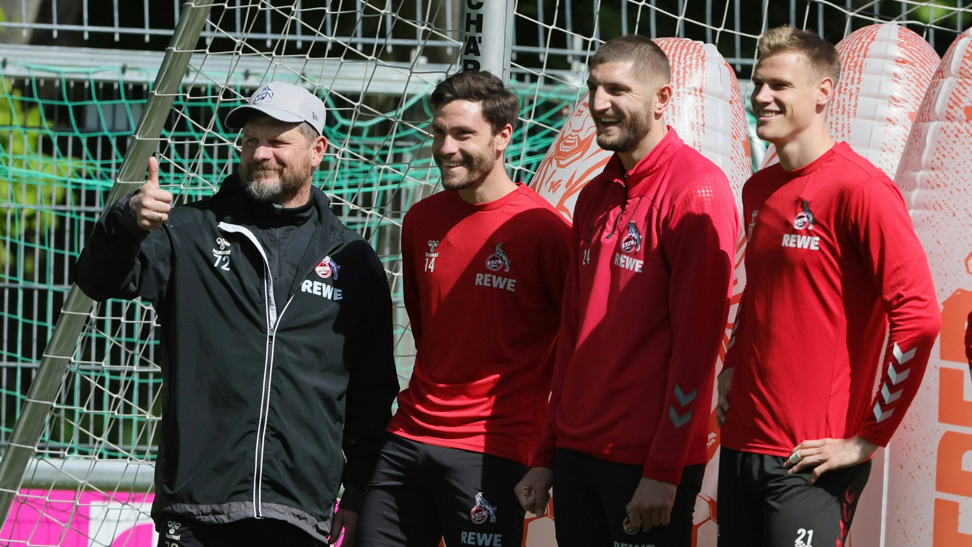 1. FC Köln 1. FC Köln, Training, links: Steffen Baumgart 1. FC Köln