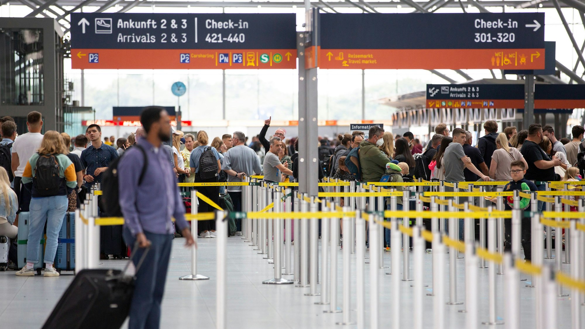 Der Flughafen Köln/Bonn.
