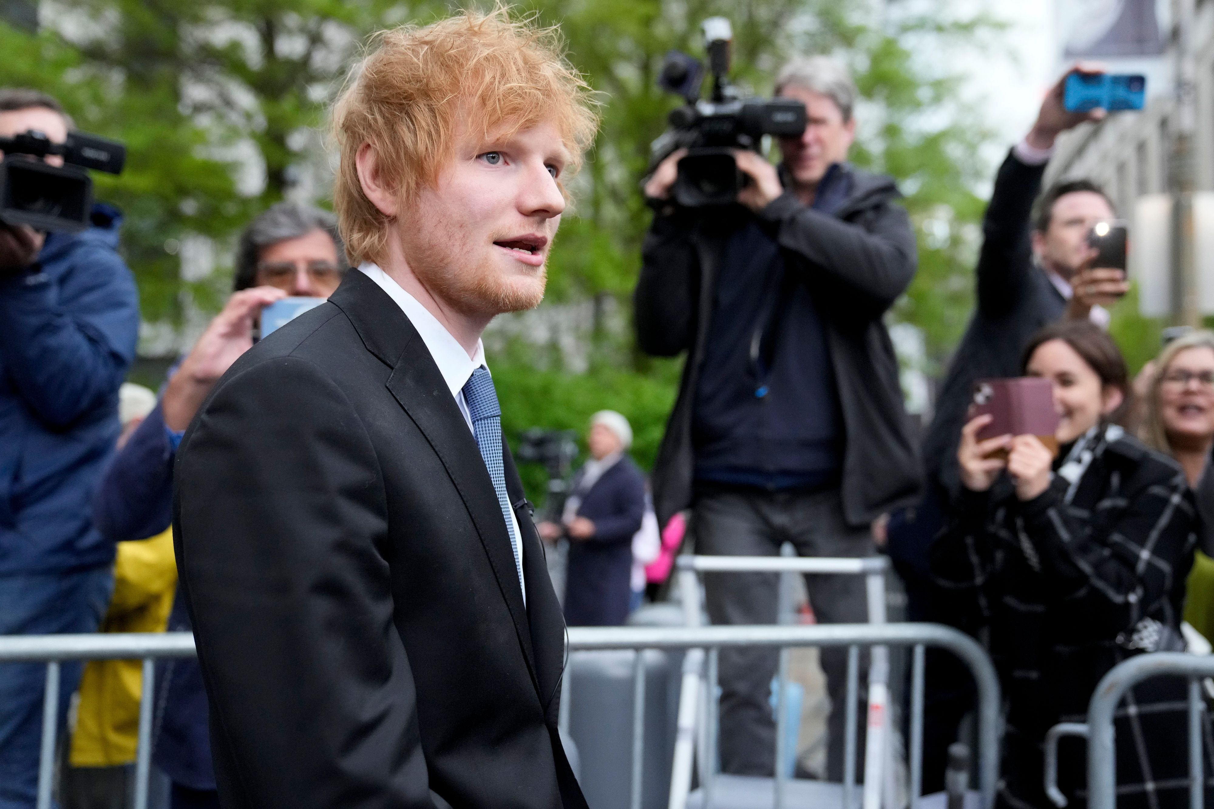 Gewonnen, aber trotzdem nicht so richtig glücklich: Der Prozess hat Ed Sheeran viel abgefordert.