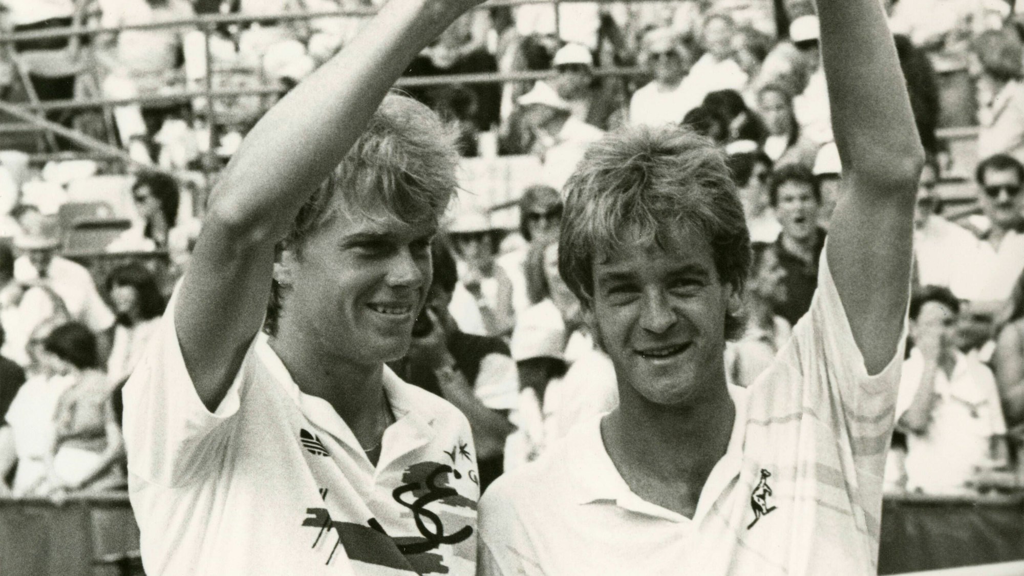 Erfolgreiche Jahre erlebte Anders Järryd in den 1980er Jahren mit Stefan Edberg (links).