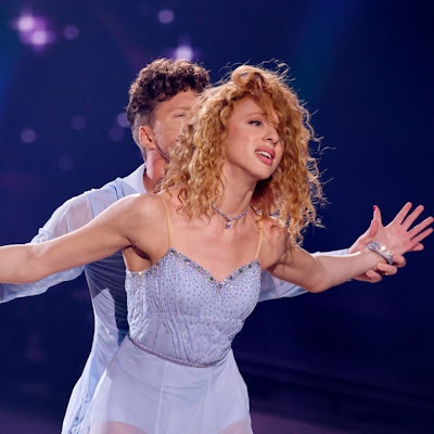 Model Anna Ermakova und Tänzer Valentin Lusin bei der 16. Staffel der RTL-Tanzshow „Let's Dance“