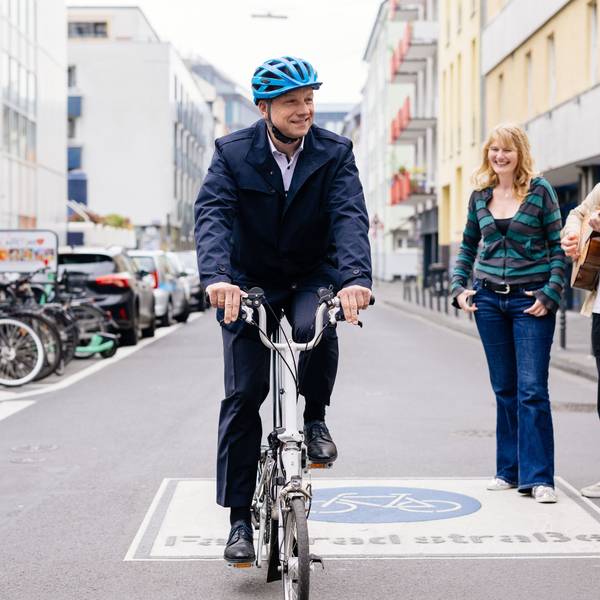 Mehr Fahrradstrassen mit Musik - Mauritiuswall