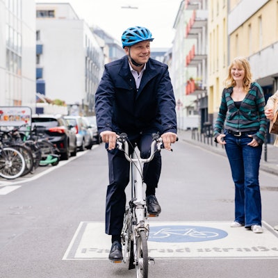 Mehr Fahrradstrassen mit Musik - Mauritiuswall