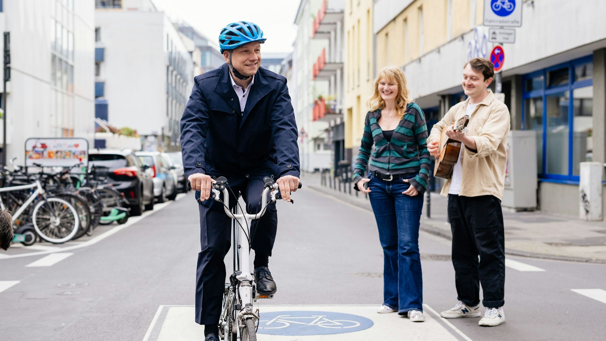 Mehr Fahrradstrassen mit Musik - Mauritiuswall