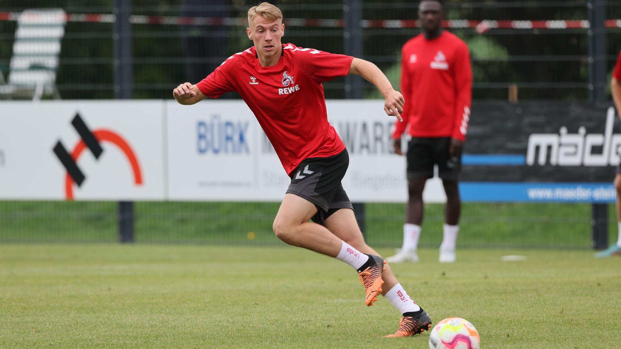 1. FC Köln, Trainingslager Donaueschingen, Training, Joshua Schwirten (1. FC Köln), 07.07.2022, Bild: Herbert Bucco