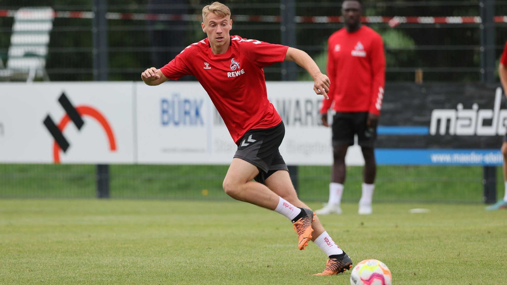 1. FC Köln, Trainingslager Donaueschingen, Training, Joshua Schwirten (1. FC Köln), 07.07.2022, Bild: Herbert Bucco