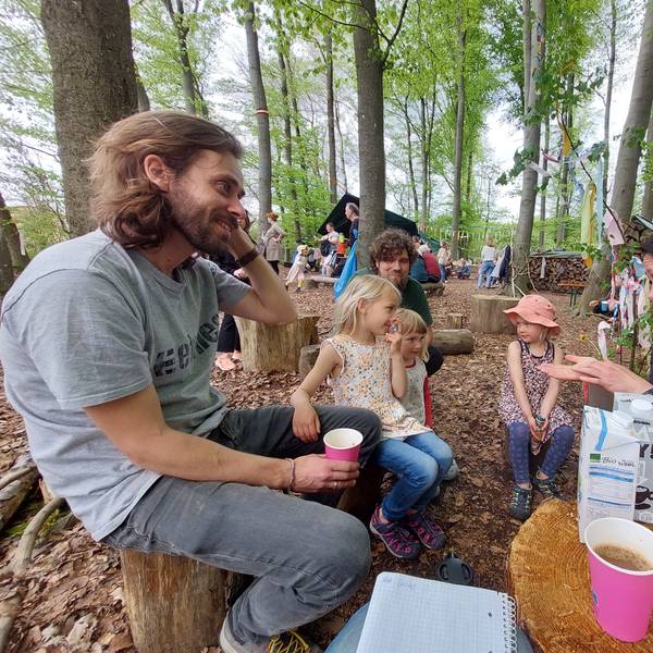 Eröffnung des Waldkindergartens in Windeck-Herchen.
