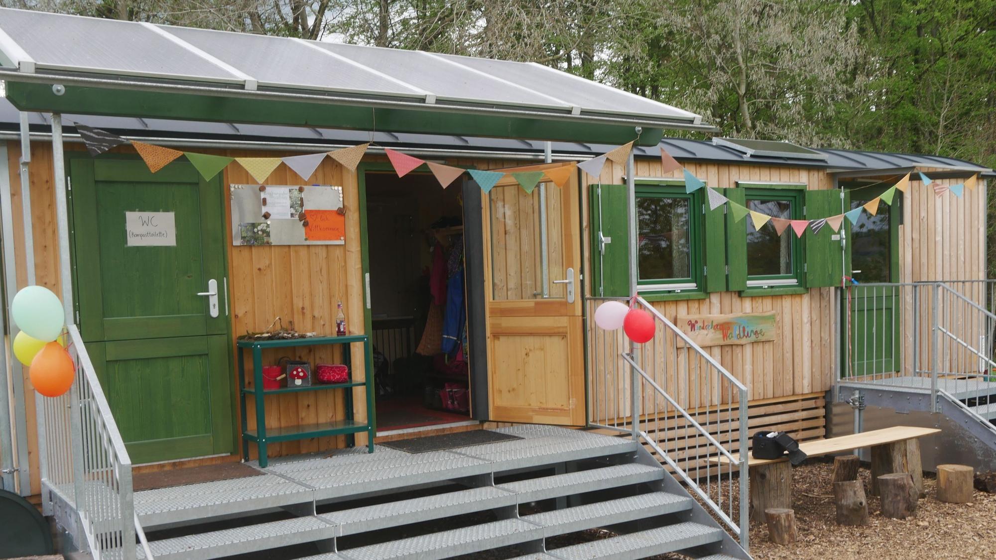 Eröffnung des Waldkindergartens in Windeck-Herchen.