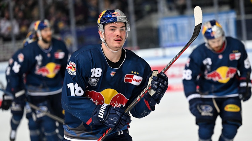 Freut sich auf den KEC: Stürmer Justin Schütz.