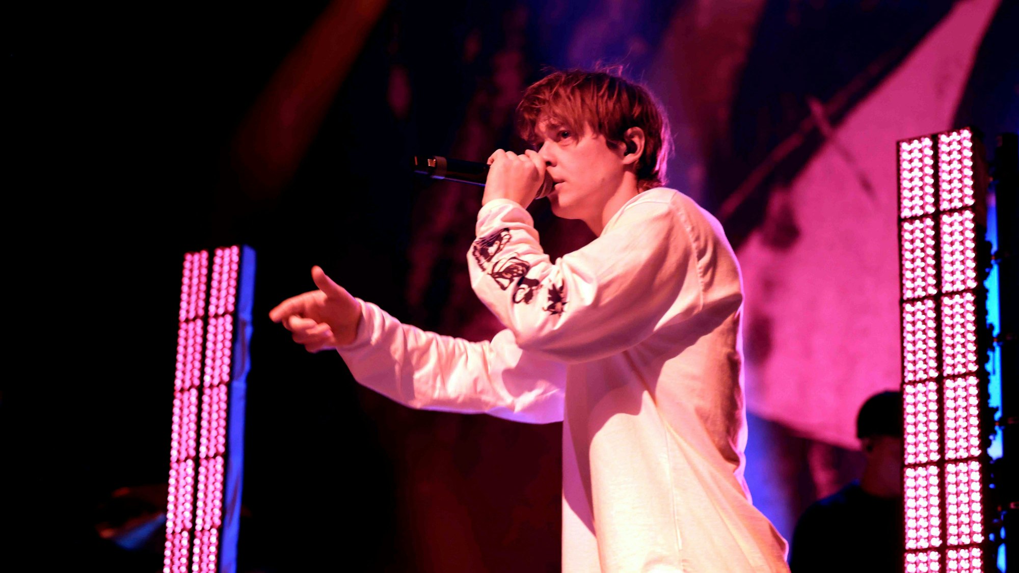 Schmyt beim Auftritt im Kölner Palladium.