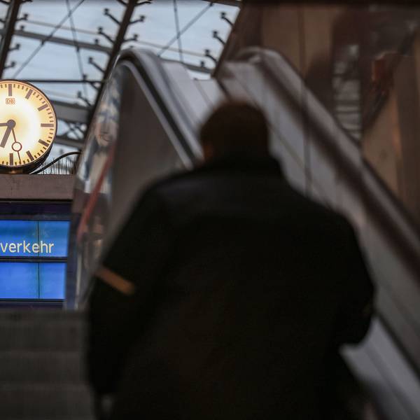 Der Kölner Hauptbahnhof während des Bahn-Streiks am 21. April.