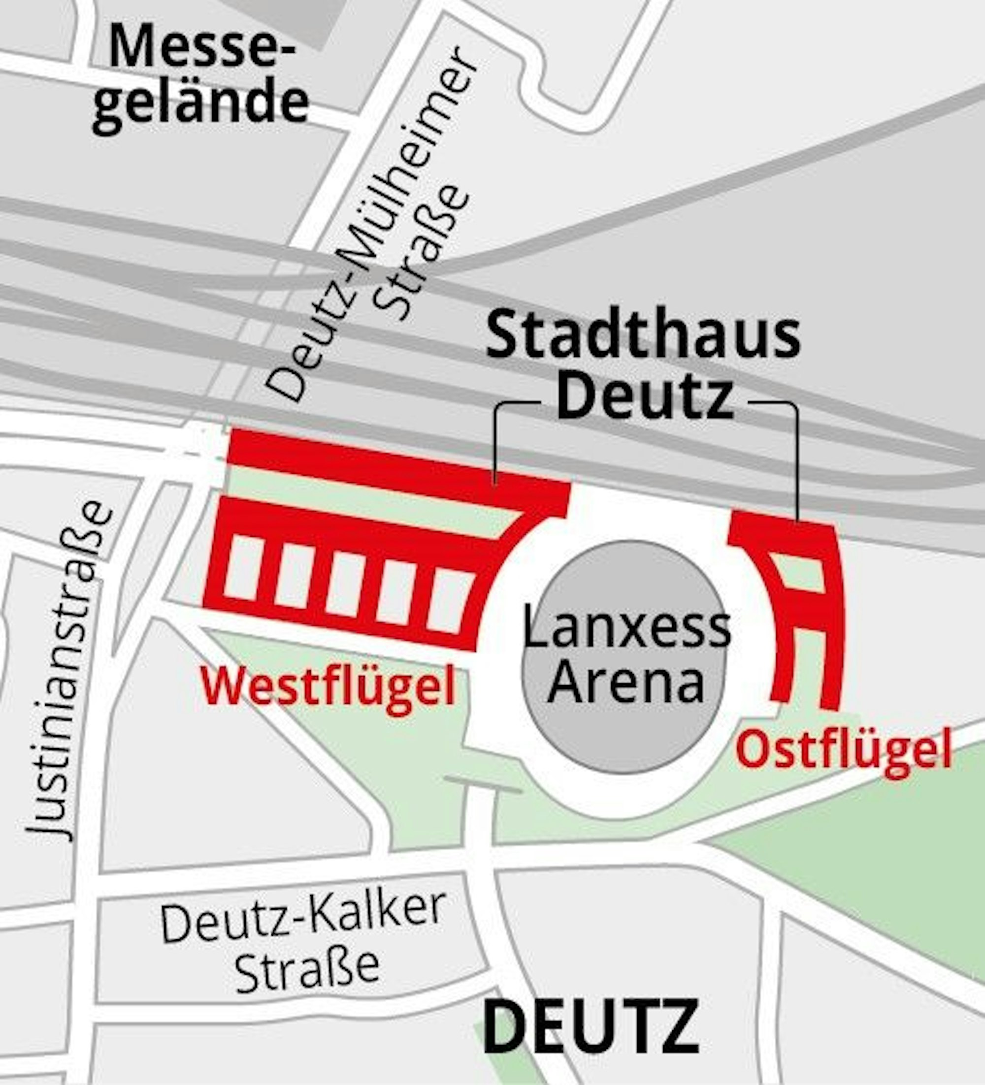 Stadthaus in Köln-Deutz