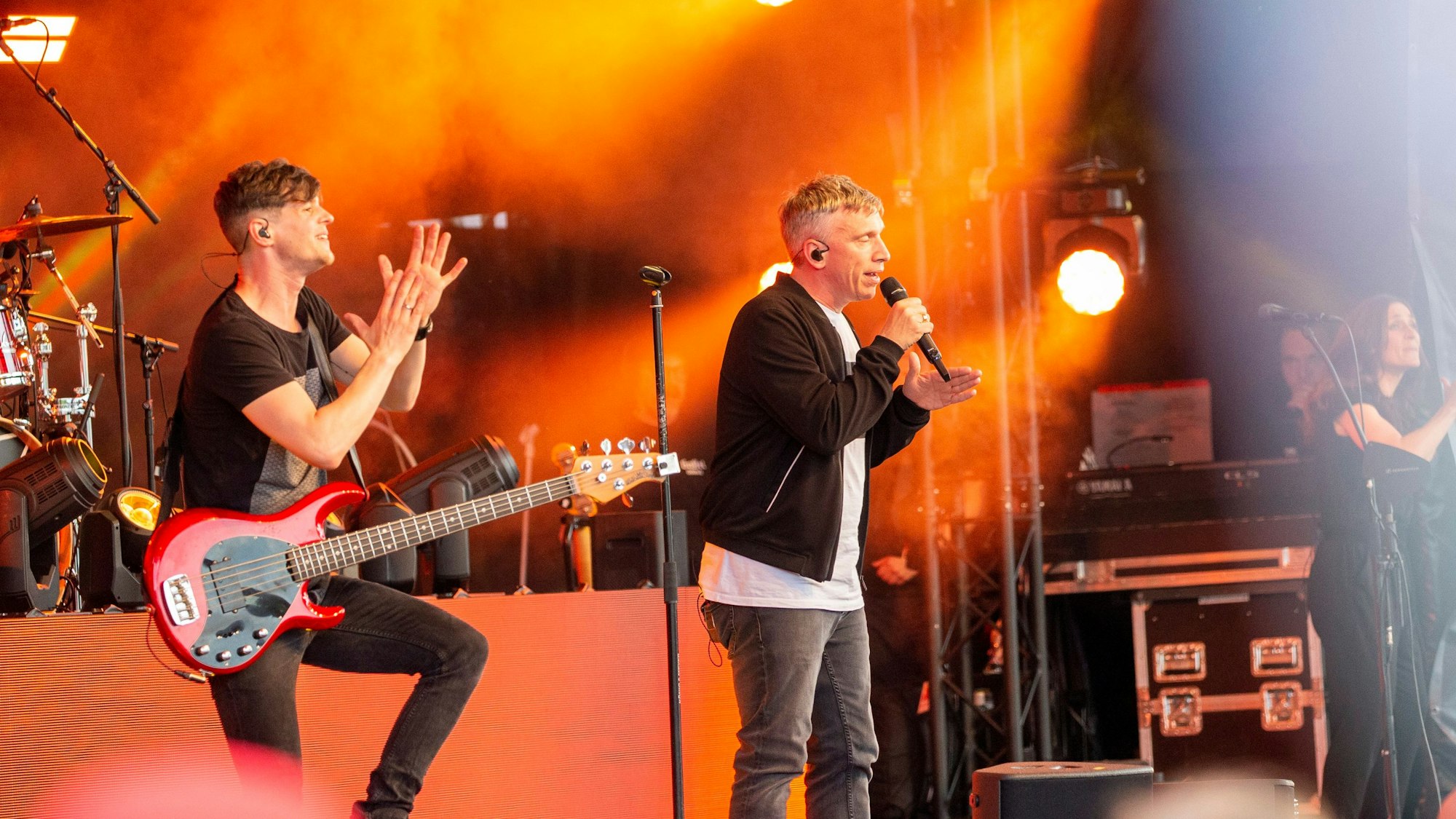 Kasalla eröffneten die Kölner Open-Air-Saison im Tanzbrunnen.
