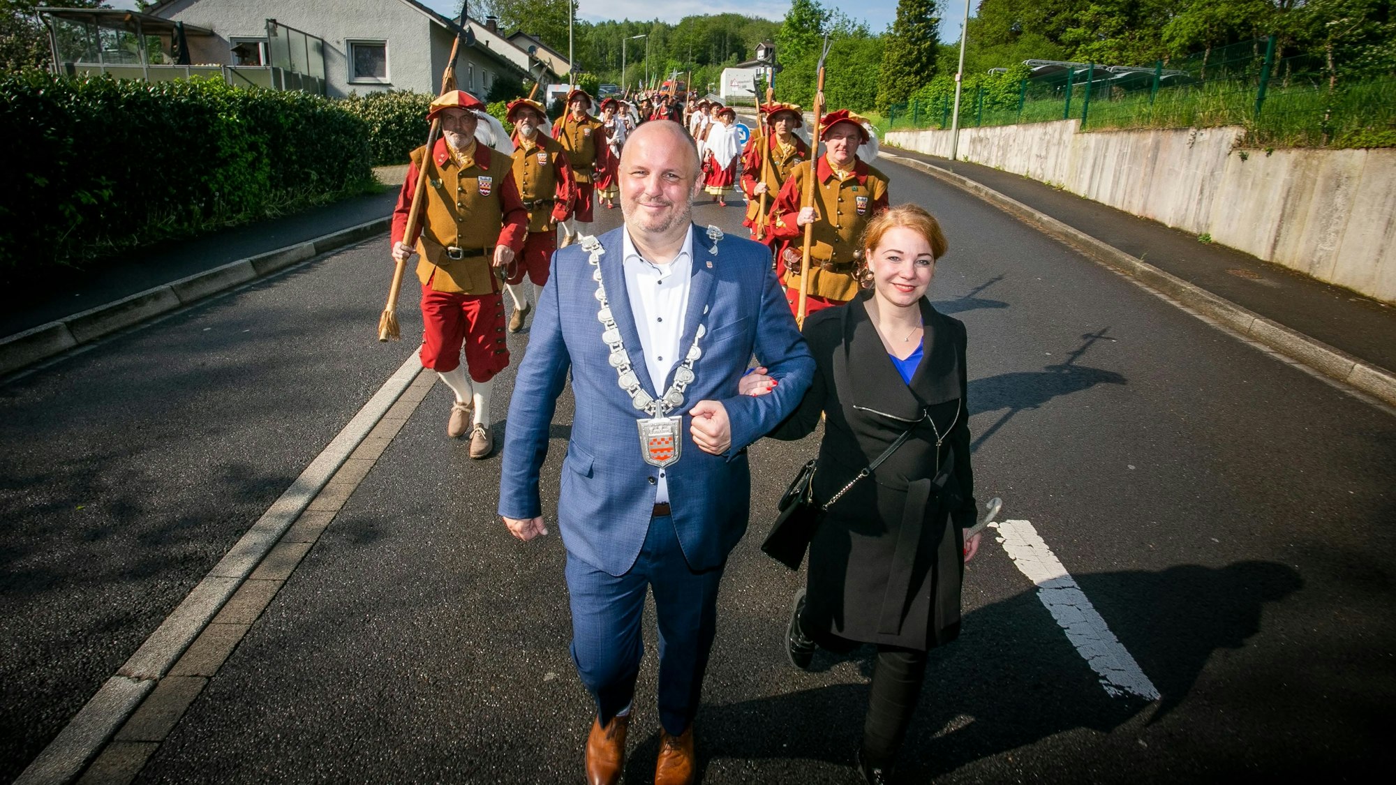 Auf dem "Weg der Stadtgründer".