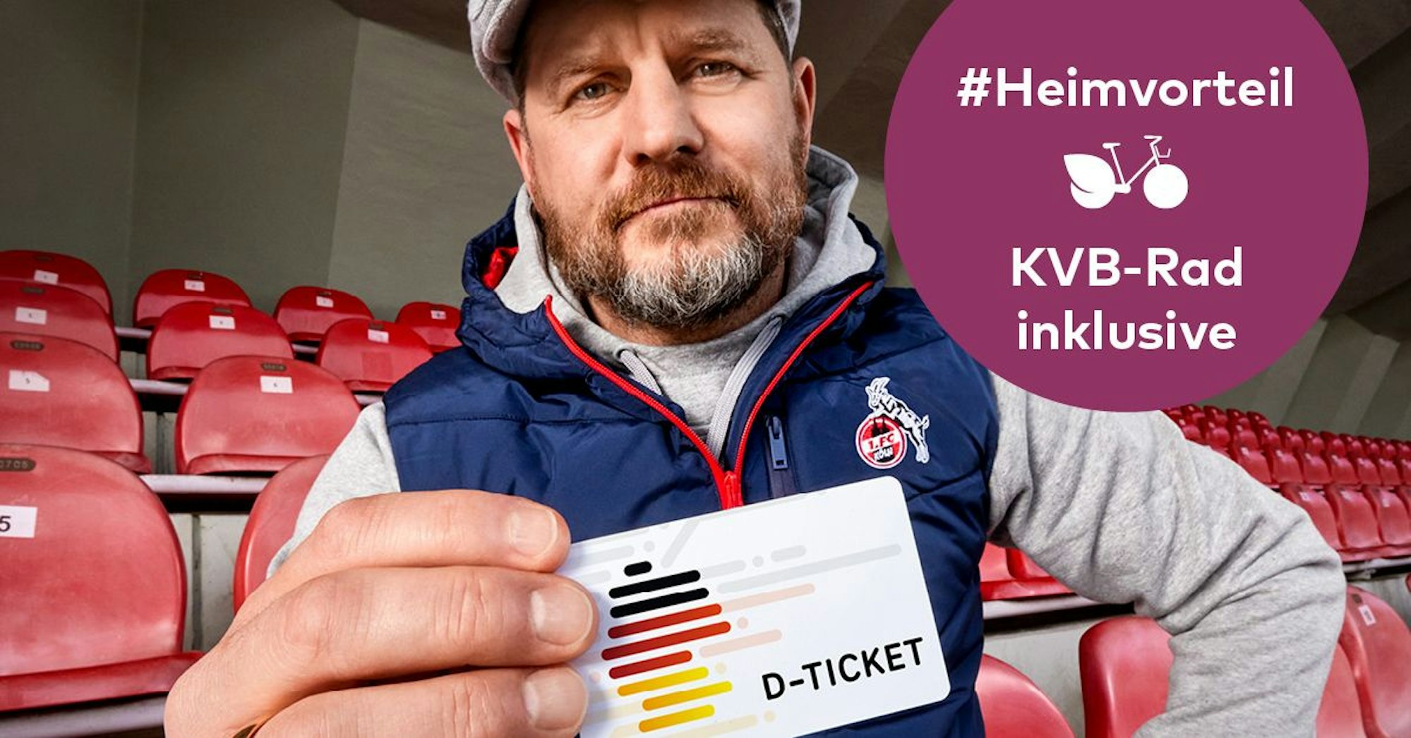 #Heimvorteil sichern mit dem KVB-Deutschlandticket auf der Chipkarte Vorteile erhalten