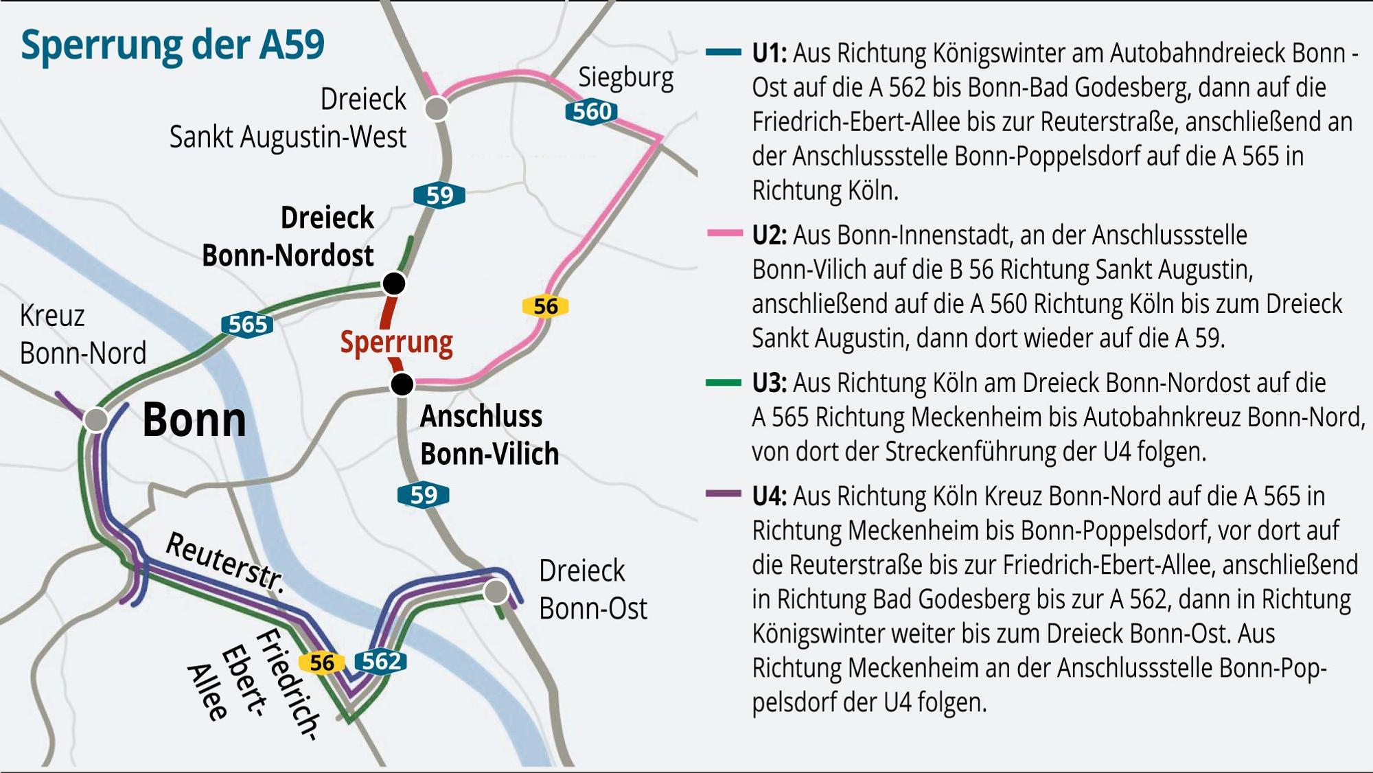 Sperrung A 59.