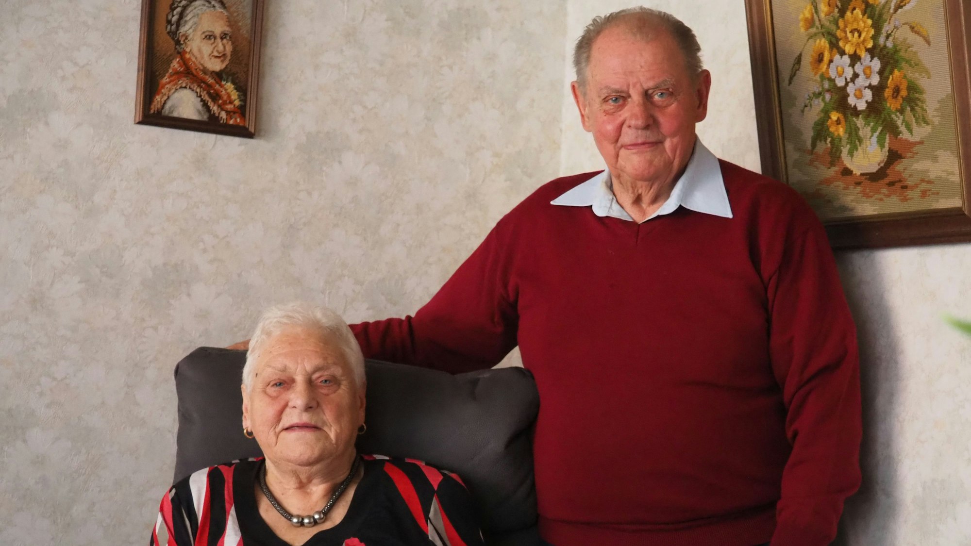 Agnes und Jakob Franken feiern Eiserne Hochzeit.