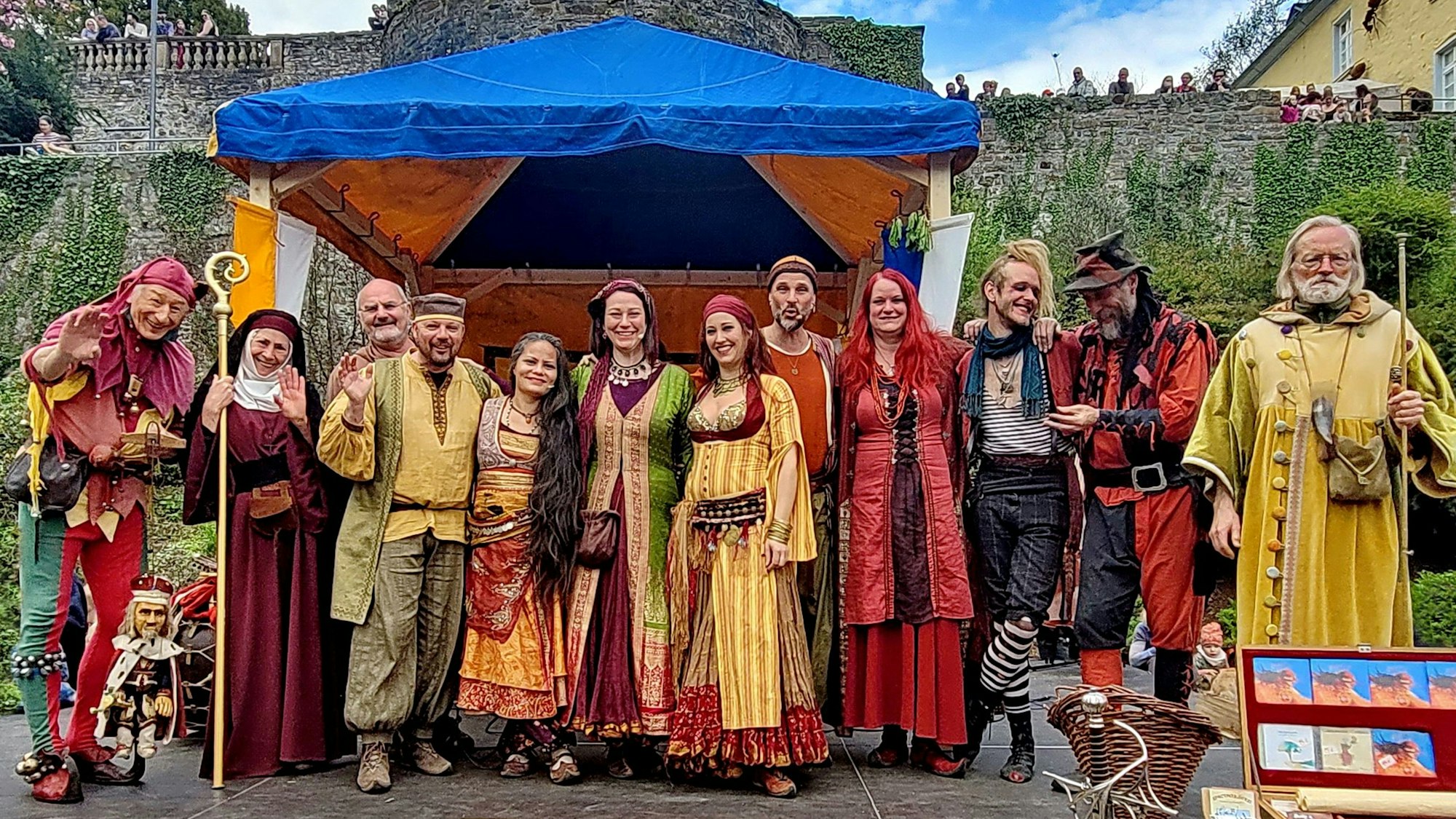 Die Akteure des Mittelaltermarkts freuen sich auf eine neue Auflage im kommenden Jahr.