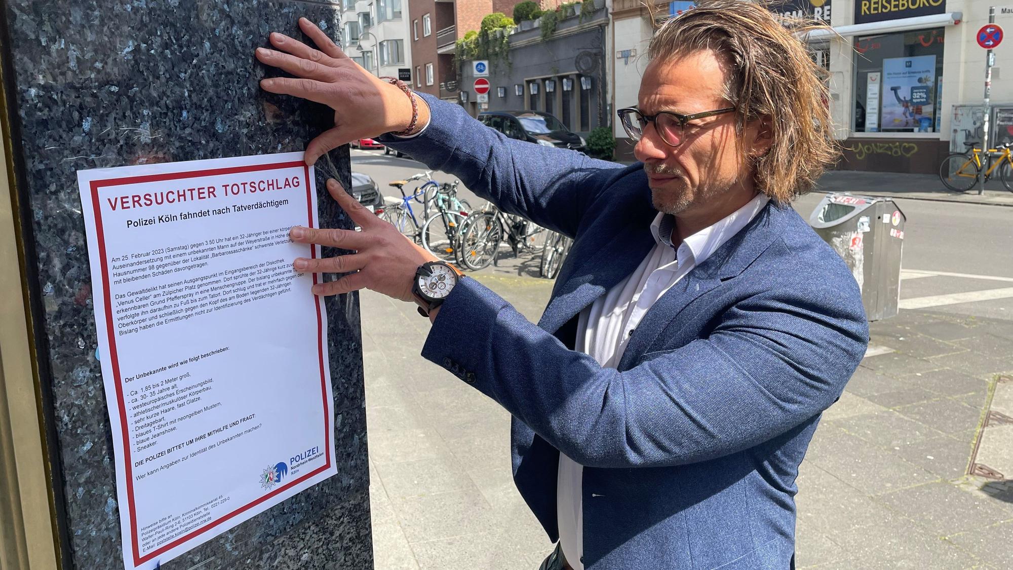 Der Kölner Kriminalhauptkommissar Dirk Bachem sucht den Täter.