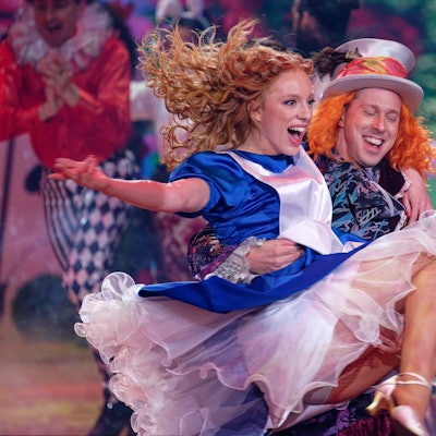 Anna Ermakova und ihr Profi-Tanzpartner Valentin Lusin tanzen beim Finale der RTL Live-Tanzshow "Let's Dance". Ermakova und Lusin haben die RTL-Tanzshow «Let's Dance» gewonnen.