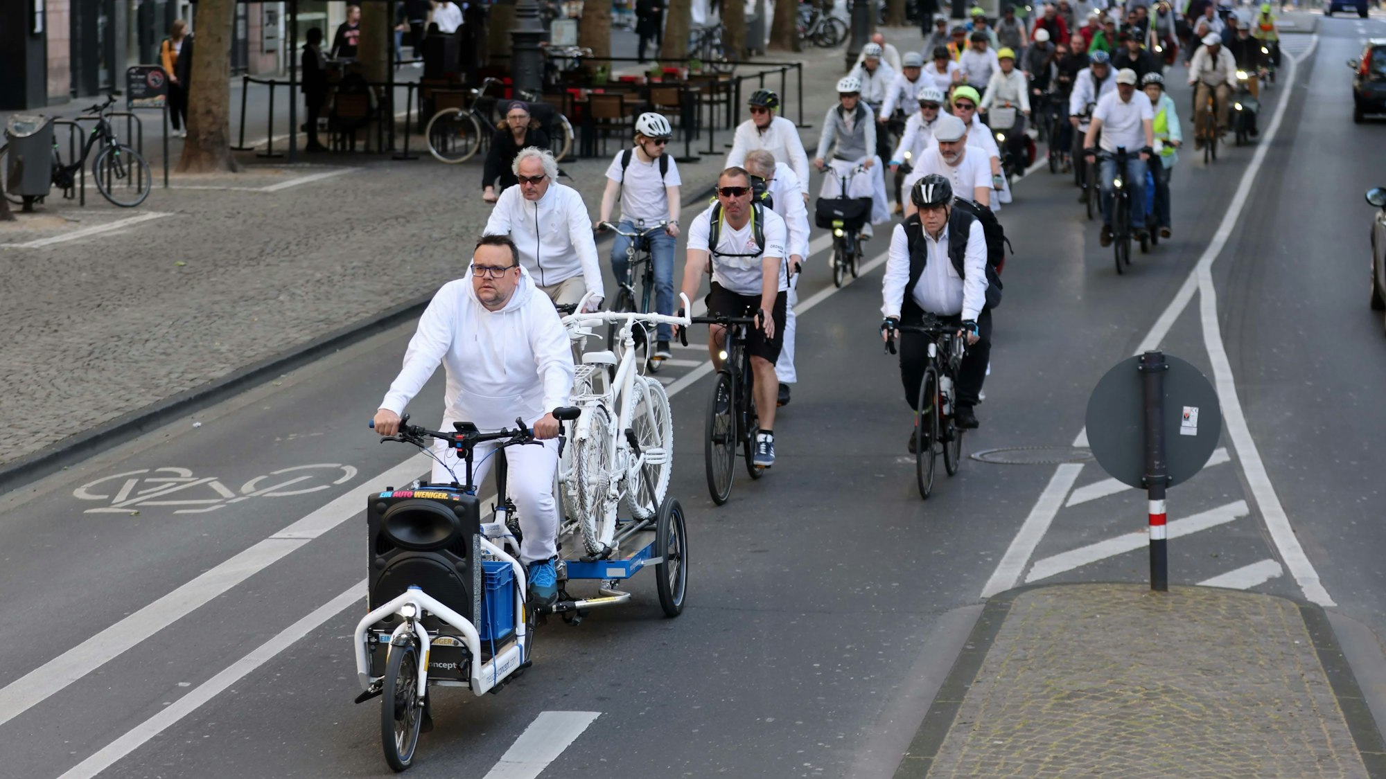 Fahrrad-Demo für im Verkehr getötete Radfahrende