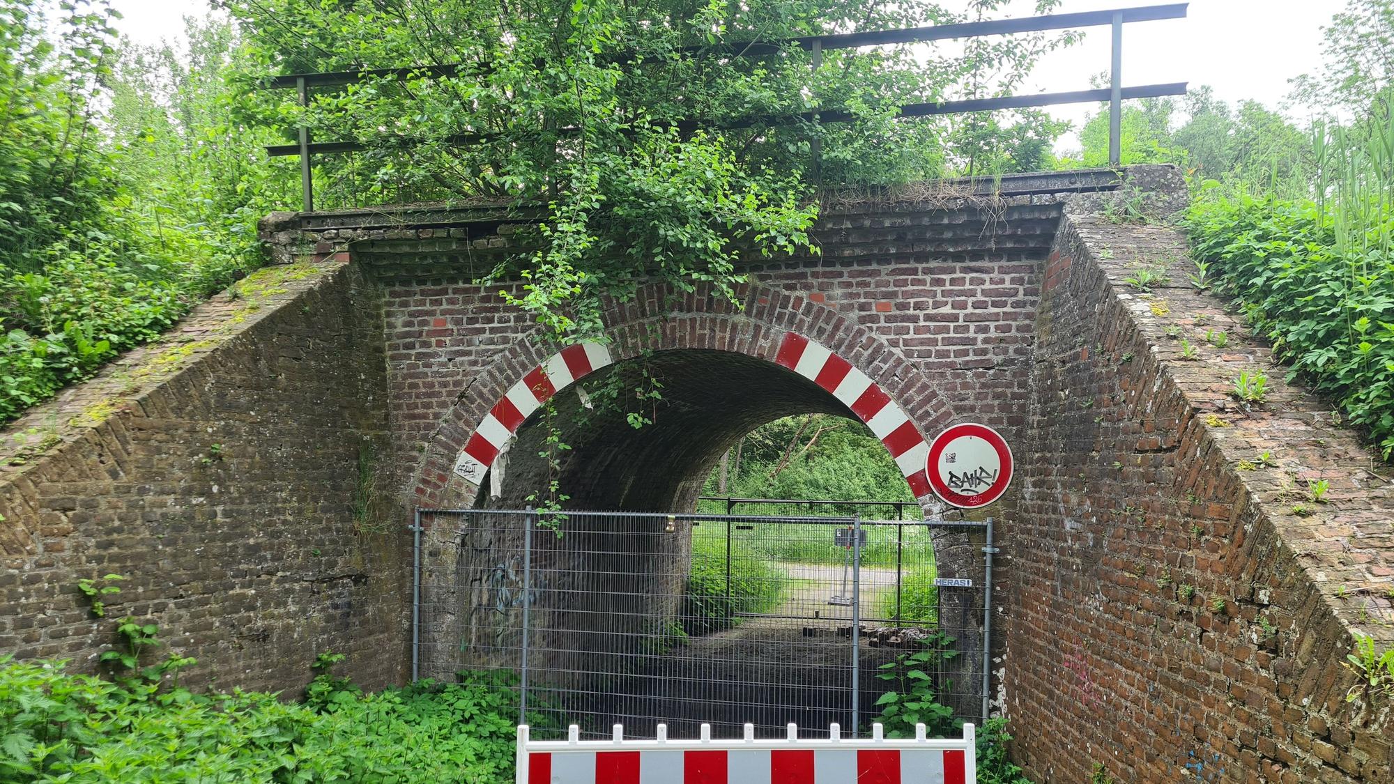 Brücke in der Verlängerung der Willibrordusstraße in Kirdorf