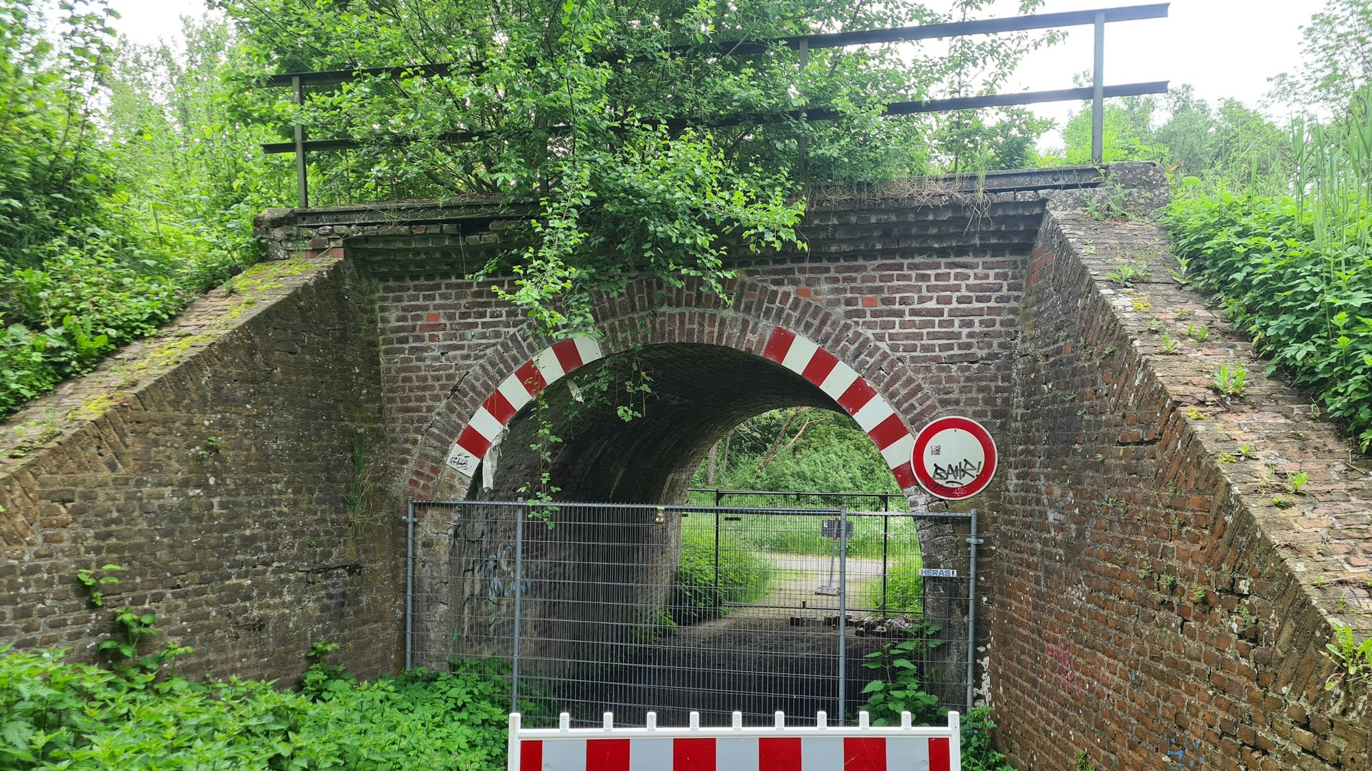 Brücke in der Verlängerung der Willibrordusstraße in Kirdorf