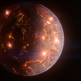 Der Exoplanet LP 791-18 d wurde von Nasa-Forschern 90 Millionen Lichtjahre von der Erde entfernt entdeckt. Er hat zahlreiche Vulkane, könnte aber auch Wasserquellen haben.