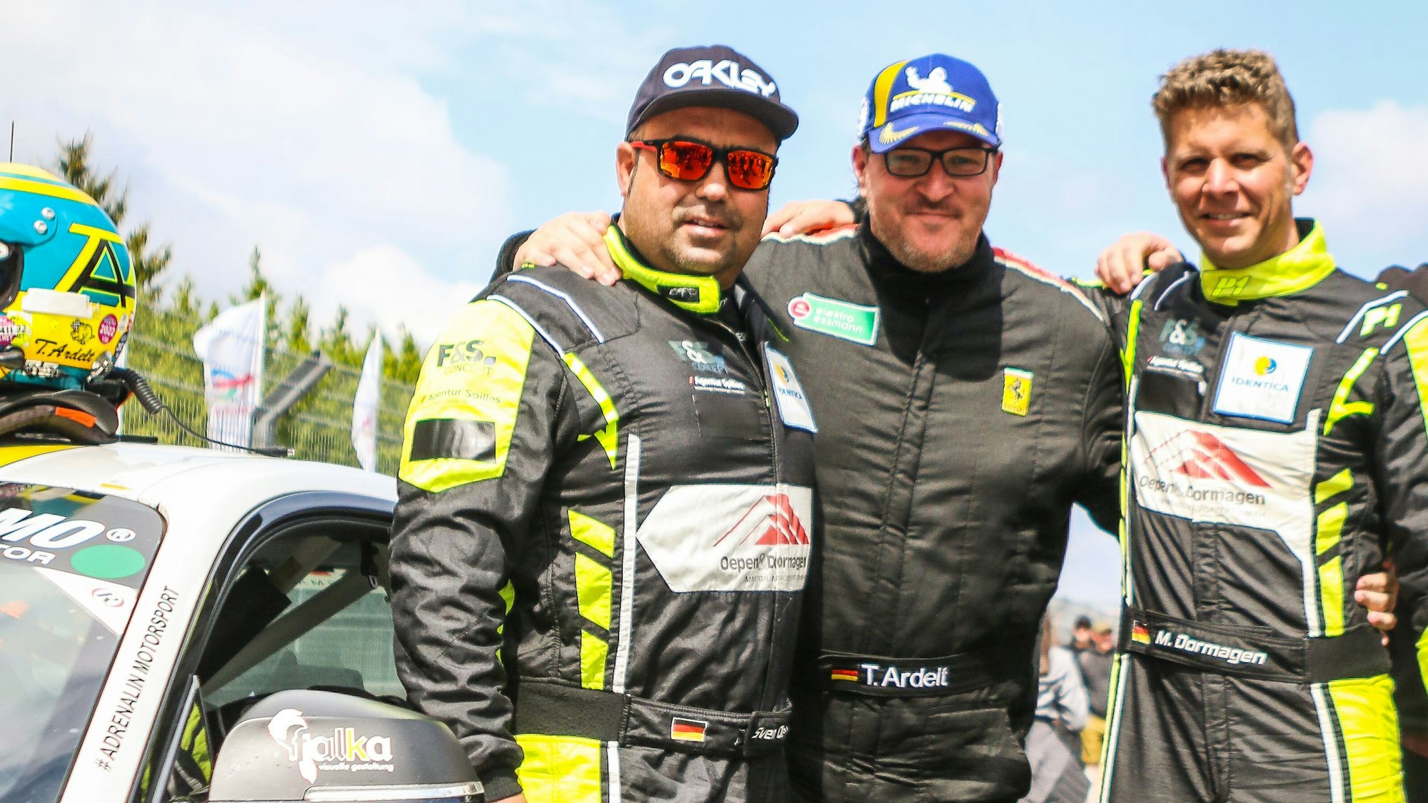 Manuel Dormagen (Euskirchen) sowie Sven Oepen (Mechernich) kurz vor dem Start.