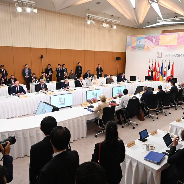 Runde des G7 Gipfels in Japan.