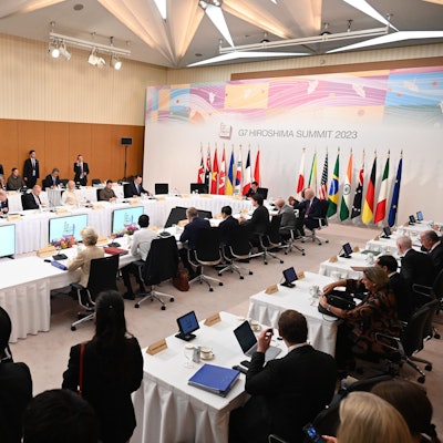 Runde des G7 Gipfels in Japan.