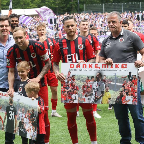 Abschied von Marcel Risse und Mike Wunderlich, Viktoria Koeln vs. VfL Osnabrueck, 3. Fussball-Bundesliga, Fussball, 37. Spieltag, 20.05.2023, DFL REGULATIONS PROHIBIT ANY USE OF PHOTOGRAPHS AS IMAGE SEQUENCES AND/OR QUASI-hVIDEO, Viktoria Koeln vs. VfL Osnabrueck, 3. Fussball-Bundesliga, Fussball, 37. Spieltag, 20.05.2023 Koeln *** Farewell to Marcel Risse and Mike Wunderlich, Viktoria Koeln vs VfL Osnabrueck, 3 Football Bundesliga, Soccer, 37 Matchday, 20 05 2023, DFL REGULATES PROHIBIT ANY USE OF PHOTOGRAPHS AS IMAGE SEQUENCES AND OR QUASI hVIDEO, Viktoria Koeln vs VfL Osnabrueck, 3 Football Bundesliga, Soccer, 37 Matchday, 20 05 2023 Koeln Copyright: xEibner-Pressefoto/JoergxNiebergax EP_JNL