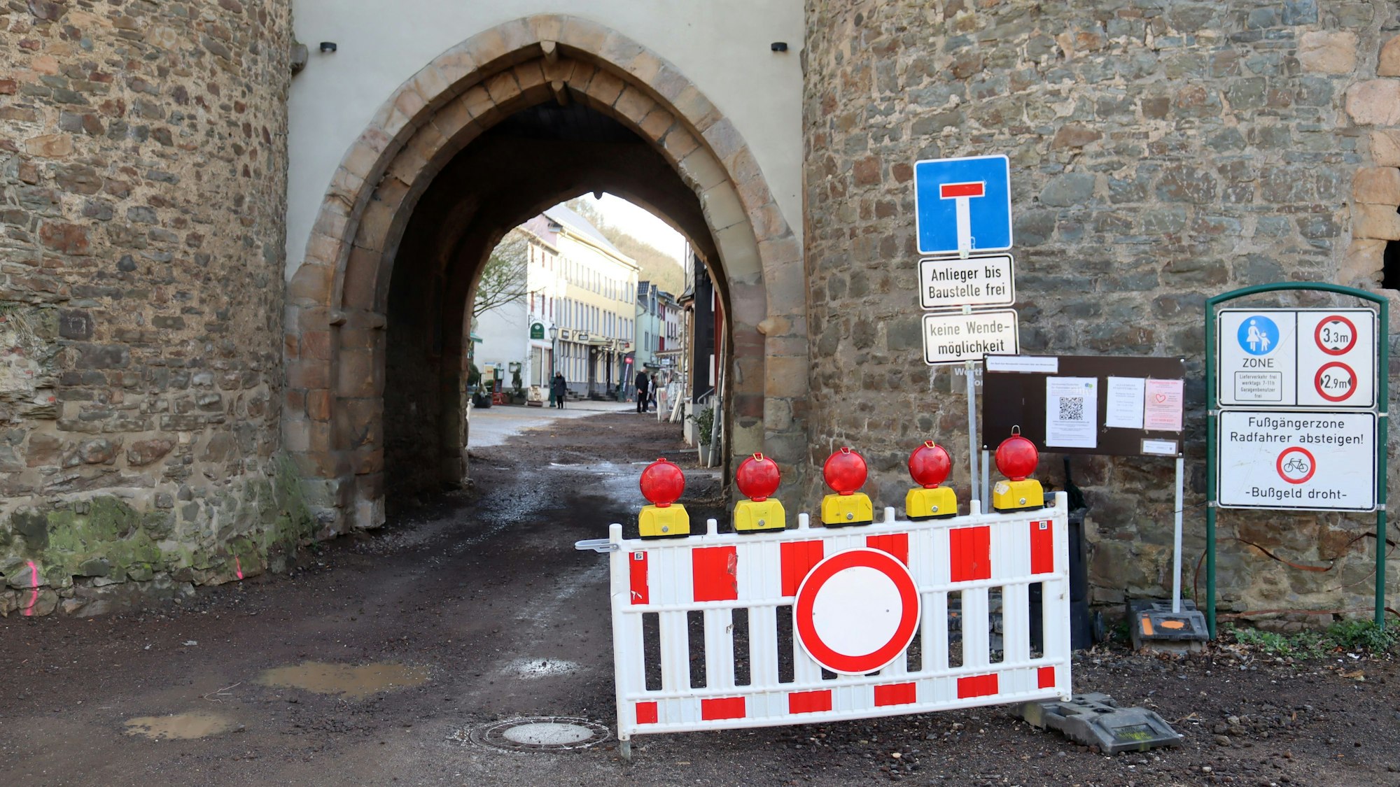 Eine Fußgängerzone ist in Bad Münstereifel schon vorhanden, und zwar auf der Werther Straße.