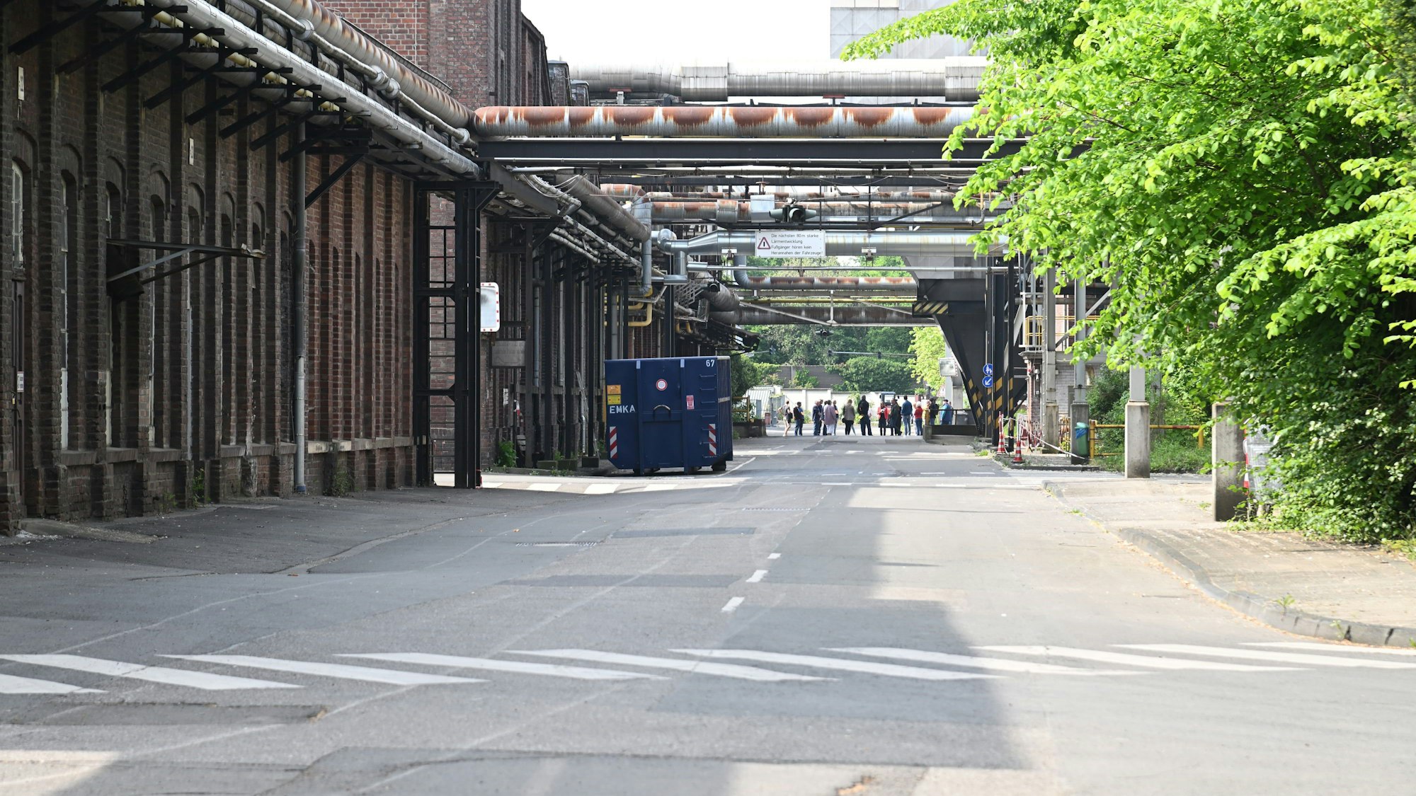 Das Gelände der Papierfabrik Zanders in Bergisch Gladbach