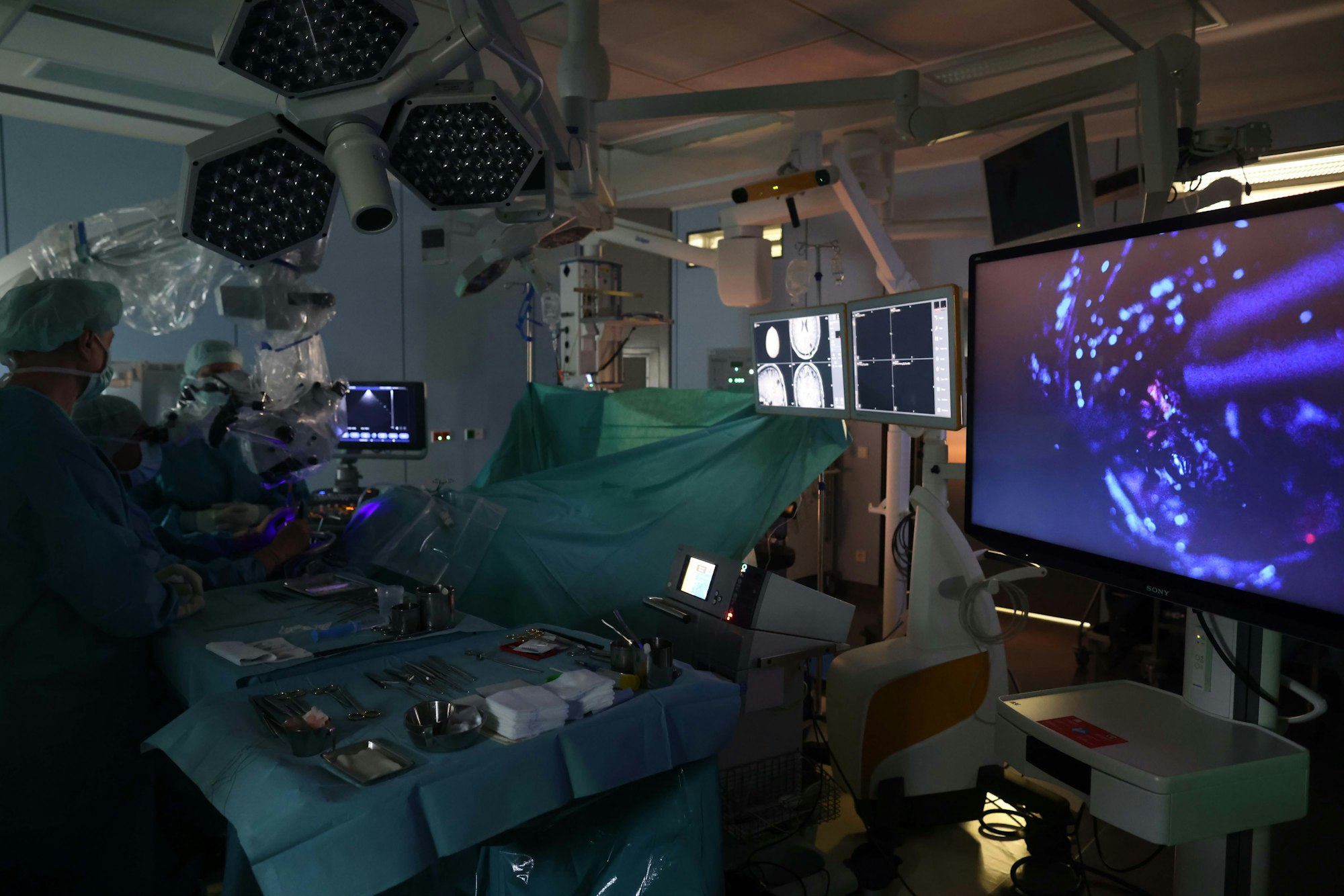 Ein Blick in den Operationssaal in Köln